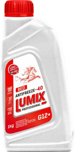 Антифриз Lumix G12+ red -40 1кг