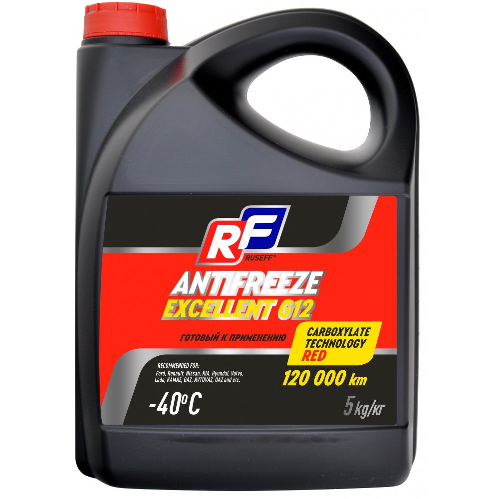 Антифриз ANTIFREEZE EXCELLENT G12 40 (5кг)