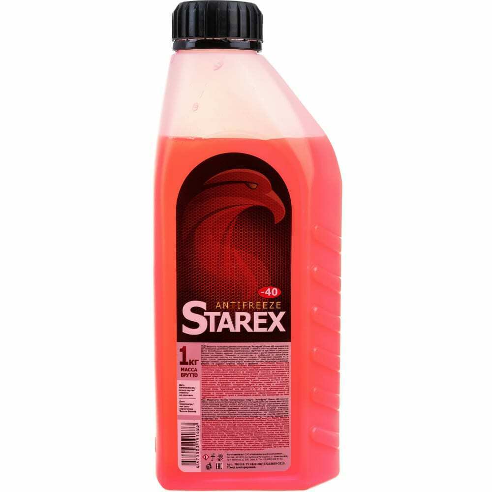 Антифриз Starex red -40 1кг (Север)